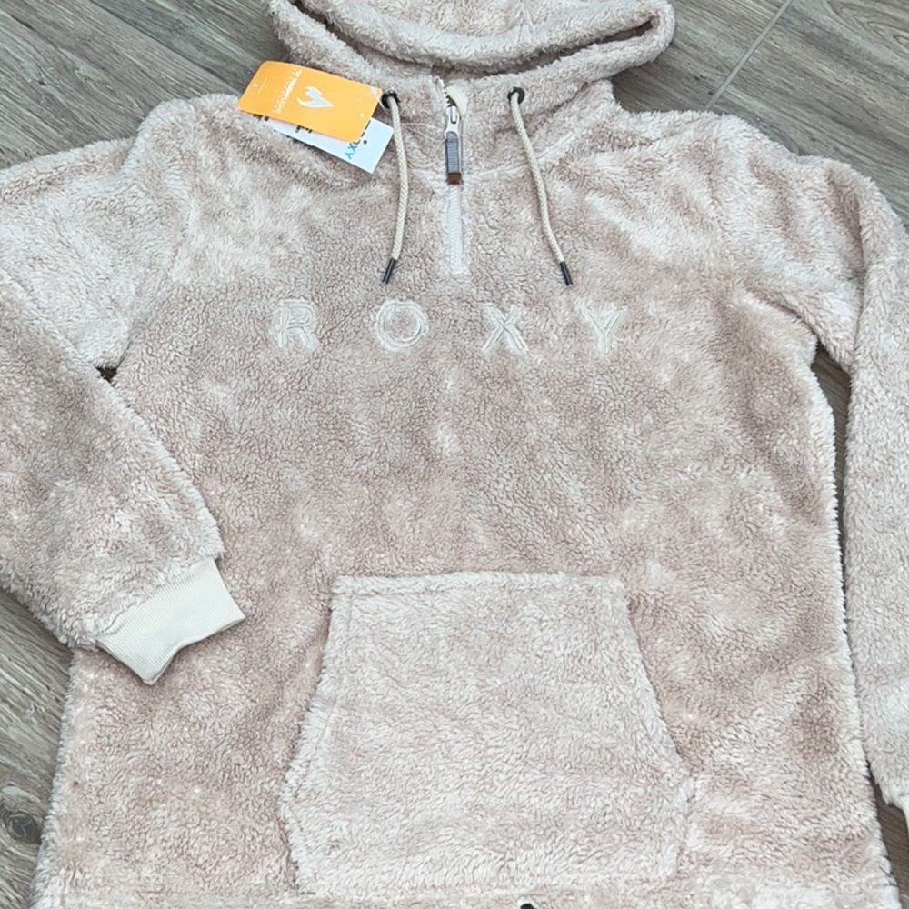 ✨ ROXY PLUMA SHERPA HOODIE SWEATER ✨ - Picture 8 of 14